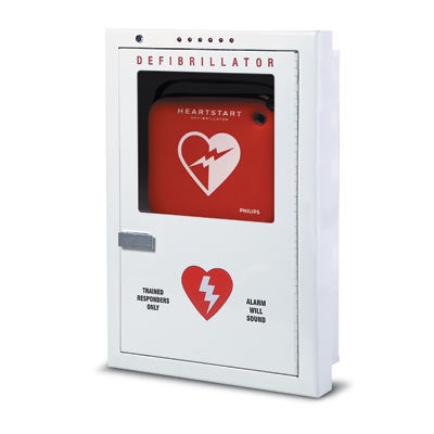 Defibrillator Cabinet - Semi Recessed